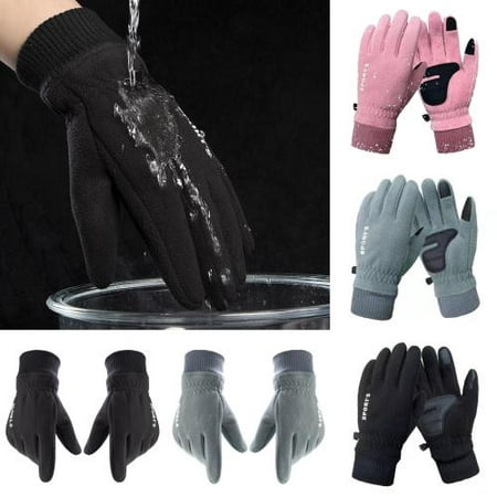 

Zhaomeidaxi Winter Gloves for Men and Women - Upgraded Touch Screen Anti-Slip Silicone Gel - Elastic Cuff - Thermal Soft Wool Lining - Knit Stretchy Material