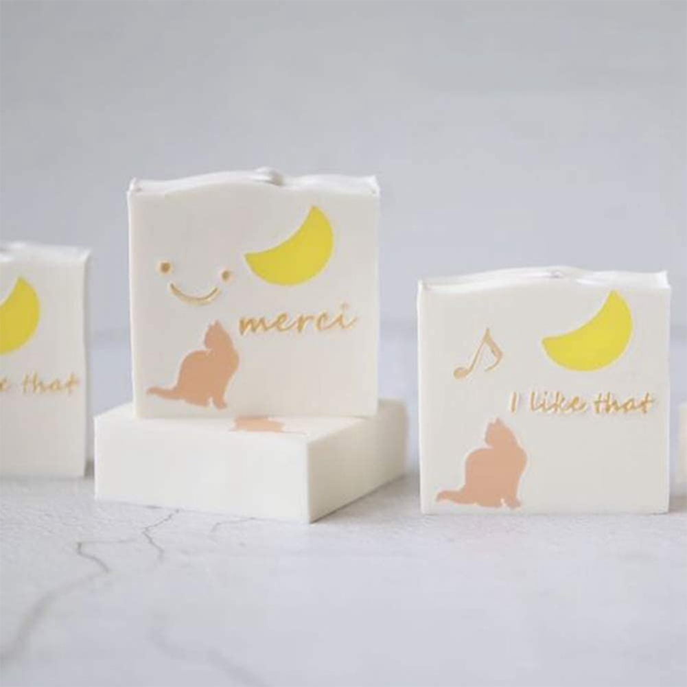 2Pcs Tube Column Silicone Soap Candle Mold Embed Soap Making Supplies Silicone Mold - Little Cat & Bird Shaped