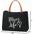 thumbnail image 6 of Mom Mama Bag Mother Gifts Momlife Tote for Hospital, Shopping, Beach, Travel, 6 of 11