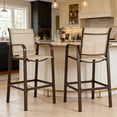 thumbnail image 2 of Zimtown Bar Package of 2, Metal Height Patio Bar Chairs for Bistro, Garden, Patio, High Bar Chairs for Indoor and Outdoor, 2 of 8