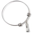 thumbnail image 1 of Lighthouse Bracelet | Stainless Steel Bangle Charm Bracelet, 1 of 2