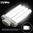 thumbnail image 2 of 6500K 27W 4-pin Quad Tube Energy Saving 4-row Energy Compact Fluorescent Light Bulb Replacement Reading Working Lighting for Dormitory, 2 of 8