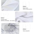 thumbnail image 5 of SKYSONIC 2 Pack Pattern Marble Hand Towels, Soft and Absorbent Kitchen Towels with Hanging Loop Microfiber Tie Towel for Bathroom, Laundry Room, Farmhouse, 14" x18.2", 5 of 7