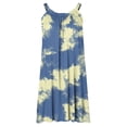 thumbnail image 5 of Summer Plus Size Dresses for Women 2024 Printed Round Neck Pleated Vacation Style Dress, 5 of 5