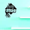 thumbnail image 1 of Custom Decals Class Of 2029 Wall Art Size: 10 X 20 Inches Color: Black, 1 of 1
