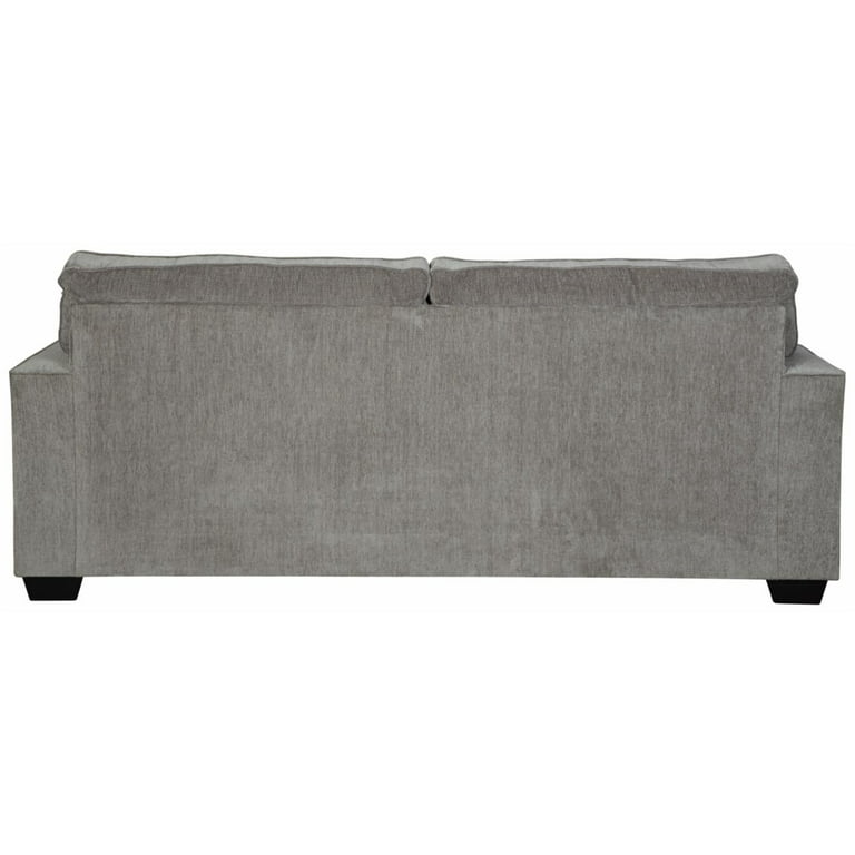 Signature Design by Ashley Altari Modern - Sofá cama tamaño Queen con 2  almohadas decorativas, color gris claro