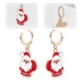 thumbnail image 3 of 1 Pair Christmas Santa Ear Jewelries Creative Alloy Ear Rings, 3 of 6