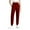 Wine, variant on TNNZEET Women's Joggers with Pockets - High Waisted Sweatpants Tapered Leg Drawstring Lightweight Athletic Pants for Sports and Casual Wear,Red,L