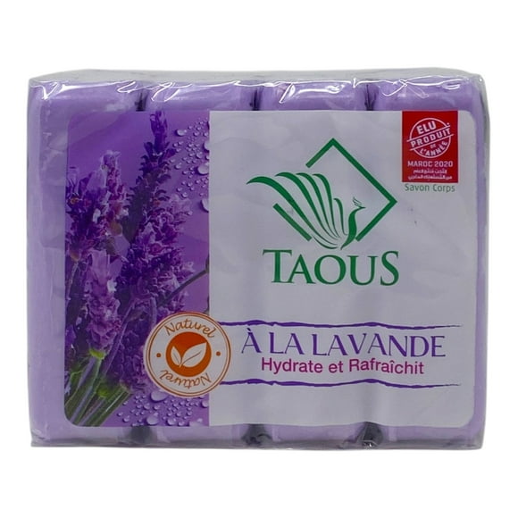TAOUS Moroccan Lavender Soap Savon 4x125g
