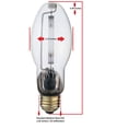 thumbnail image 2 of Satco S3127 2100K 70-Watt Clear Medium Base ED17 High Pressure Sodium Lamp, 2 of 2