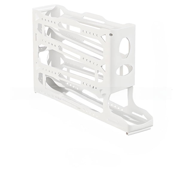 XWSHYW Utensilios y Gadgets de Cocina. Estante Caja Rodante Automática Caja de Almacenamiento para Verduras Caja de Almacenamiento de Puerta Lateral para Refrigerador Caja Rodante