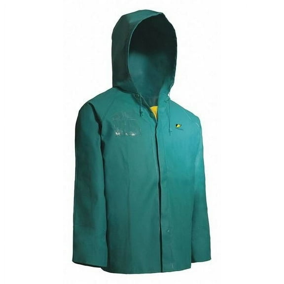 Onguard Chemtex Rain Jacket,Attchd Hood,Green,M 7103400