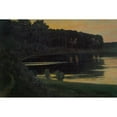 thumbnail image 2 of Walter Leistikow 18x13 Gold Ornate Wood Frame and Double Matted Museum Art Print Titled - Lake Grunewald (1895), 2 of 4