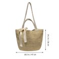 thumbnail image 2 of HEALEEP 1Ud De Mano Tejida Para Mujer En Khaki Para Fiesta Y, 2 of 8