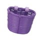 thumbnail image 4 of Decoración del frente de la cesta para bicicletas para niños Canasta frontal para bicicletas Púrpura, 4 of 8