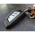 thumbnail image 6 of Real/Genuine Gloss Black Carbon Fiber Key Fob Cover, For BMW X1 X4 X5 X6, 5 Series, 7 Series Smart Key Fob, 6 of 9