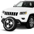 thumbnail image 2 of KAKALAD Tennessee Flag Spare Tire Cover Universal Vehicle Accessories Buckle Car Tools 15”in, 2 of 6