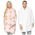 thumbnail image 1 of SUNSIOM Blanket Hoodie Wearable Oversized Plush Hooded Sweatshirt with Pocket, 1 of 1
