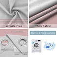 thumbnail image 6 of Blackout Curtains for Bedroom, Pink White Striped Room Darkening Window Drapes for Living Room, Modern Abstract Art Aesthetics Thermal Insulated Grommet Curtains, 42x84 inch, 2 Panels, 6 of 9