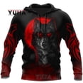 thumbnail image 4 of Sudadera unisex con estampado 3D de lobo, sudadera con estampado de animales, ropa de calle para hombre, 4 of 5