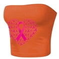 thumbnail image 4 of Aueoeo Women Cute Graphic Printed Tube Tops Strapless Shirt Summer Outfits Bandeau Basic Crop Top Y2k Going Out, 4 of 4