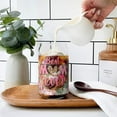 thumbnail image 5 of Gifts For Mom - Unique Birthday Gifts For Mom, Mother, Wife, New Mom, Bonus Mom, Pregnant Mom -16 oz Glass Drinking Jar, Drinking Glasses with Bamboo Lids (Best Mom - Glass), 5 of 6