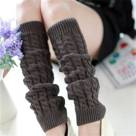 

JETTINGBUY Womens Winter Knit Crochet Knitted Leg Warmers Legging Boot Cover Hot Fashion