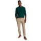 thumbnail image 2 of Jersey Tommy Hilfiger liso con cuello redondo para hombre Hunter Green, 2 of 4