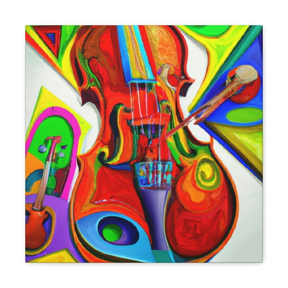 Vibrant Violin Melody - Canvas