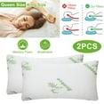 thumbnail image 4 of Bamboo Memory Foam Pillows – Set of 2, 4 of 8