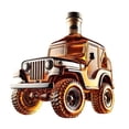 thumbnail image 5 of Dserhfy Car Whiskey Decanter Vintage Car Glass Decanter Home Bar Decoration Wine Bottle Gift for Grandfather Dad Husband Whiskey Lovers, 5 of 8