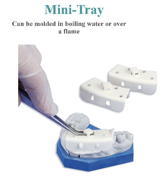 Dental Impression Mini Tray For Crown and Bridge Quadrant Impressions