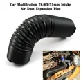 thumbnail image 2 of Car Cold Air Intake Tube Kit 2.5inch 3inch Flexible Air Inlet Duct Pipe System 50mm 63mm 76mm Universal  Air Intake Kit, 2 of 9
