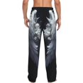 thumbnail image 6 of Mens Pajama Pants, Elegant Feathered Floral Wings Soft Sleep & Lounge Pants for Men, Cuteness Casual PJ Bottoms Pants with Pockets, 6 of 7