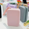 thumbnail image 3 of Travel Makeup Bag Silicone Cosmetic Organizer Waterproof Toiletry Case for Women with Easy Grip Handle for Women, 3 of 11