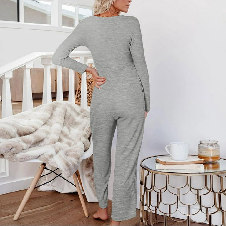 Summer One Piece Jumpsuits for Women Casual and Elegant Button