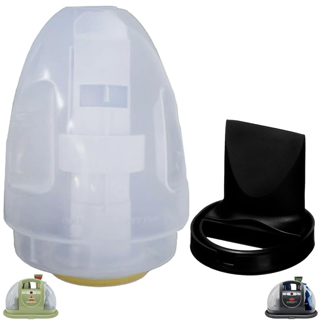 Selgo Replacement Dirty Tank for Bissell Little-Green Portable Carpet Cleaners 1400 3353 3369 Series & More OEM # 2037144 Tank White