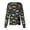 Dark Gray-A#2062NN, variant on Cartoon Animal Print Scrub Jacket for Women S-5XL Plus Size Women Nurse Uniform with Pocket Stretchy Warm Up Snap Front Workwear Scrubs Women