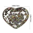 thumbnail image 3 of HWRETIE Heart Shaped Resin Bowl,Transparent Decorative Bowl with Pattern for Jewelry Storage,Candy Dish and Home Decor, 3 of 7