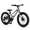 Gray, variant on Glerc Mars Kids Mountain Bike, 24 Inch Fat Tire Bike for Teen Ages 8-14 Year Old, Bicycle with 2.8-Inch Wide Tires and 6 Speed Drivetrain,Orange