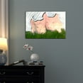 thumbnail image 2 of wall26 Pigs Canvas Wall Art - Two Little Pigs - Gallery Wrap Modern Home Art | Ready to Hang - 32x48 inches, 2 of 4