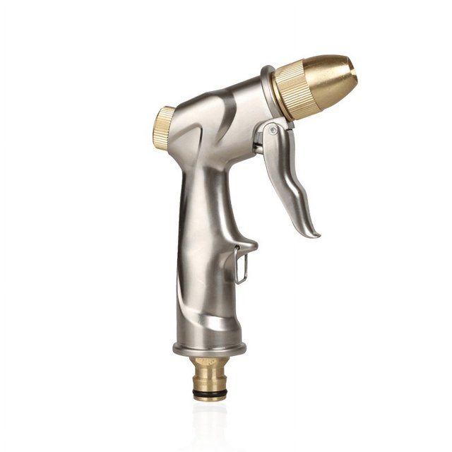 Pulverizador de boquilla de manguera de jardín mejorado, agua de mano de Metal resistente de alta presión para riego manual de plantas y césped, coche