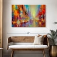 thumbnail image 3 of Elephant Stock Streetlife Wall Art - Horizontal Canvas Wall Art - Living Room Wall Decor - City Canvas - Orange And Beige Decor By Annette Schmucker - 48" x 32", 3 of 8