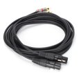 thumbnail image 3 of Cable XLR hembra doble a RCA doble Bling Bling JD6053‑3 m Cable de conexión de audio estéreo para micrófono, 3 of 12