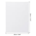 thumbnail image 2 of Uxcell Paint Canvases for Painting, 3 Pack 12x10 Inch Square Wood Frame Stretched Blank Art Board Panels White, 2 of 5