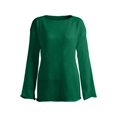 thumbnail image 4 of JIAYUE Women's Sweater Long Sleeve Effortless Everyday Knit Pullover Solid Color Lightweight Round Neck Casual Wear Female Versatile Tops, 4 of 4