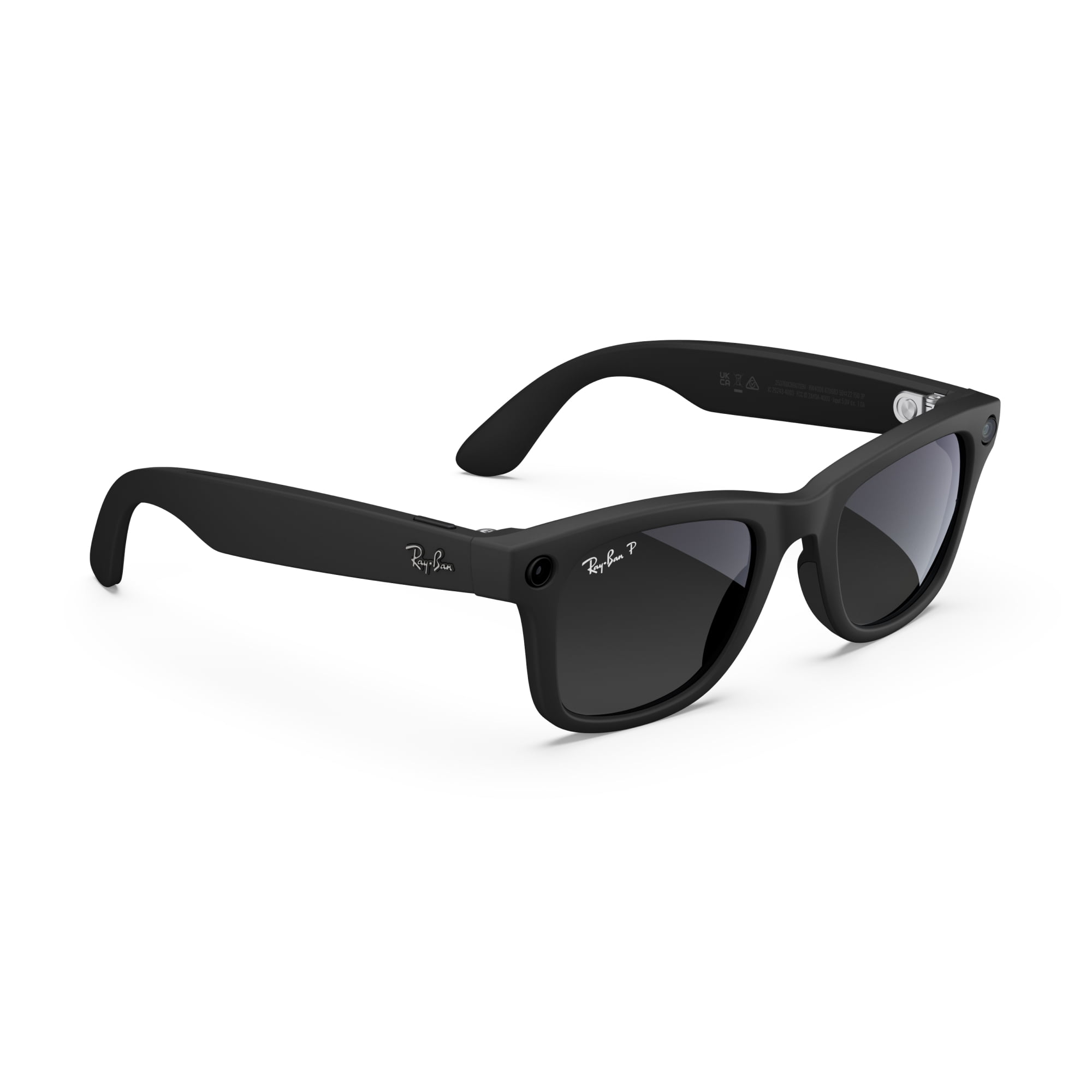 Ray-Ban | Meta Wayfarer (Gen 1) Large – Matte Black, Graphite Polar Gradient