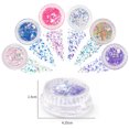 thumbnail image 3 of 6 uds copos de brillantina holográfica para uñas, copos de pigmento cromado de sirena, decoraciones de uñas que cambian de Color para esmalte de Gel, manicura DIY para el hogar, 3 of 5