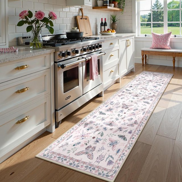 Insect Washable Rugs for Living Room Soft Area Rug x Rug for Bedroom UltraThin Non Slip Dining Room Rug Stain Rug Large Carpet for Office Nursery(&#;x)