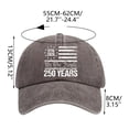 thumbnail image 3 of USA 250th Anniversary Hat 1776–2026 – Patriotic American Baseball Cap Adjustable Retro Embroidered Independence Day Cap for July 4th Festival Collectible Gift, 3 of 5